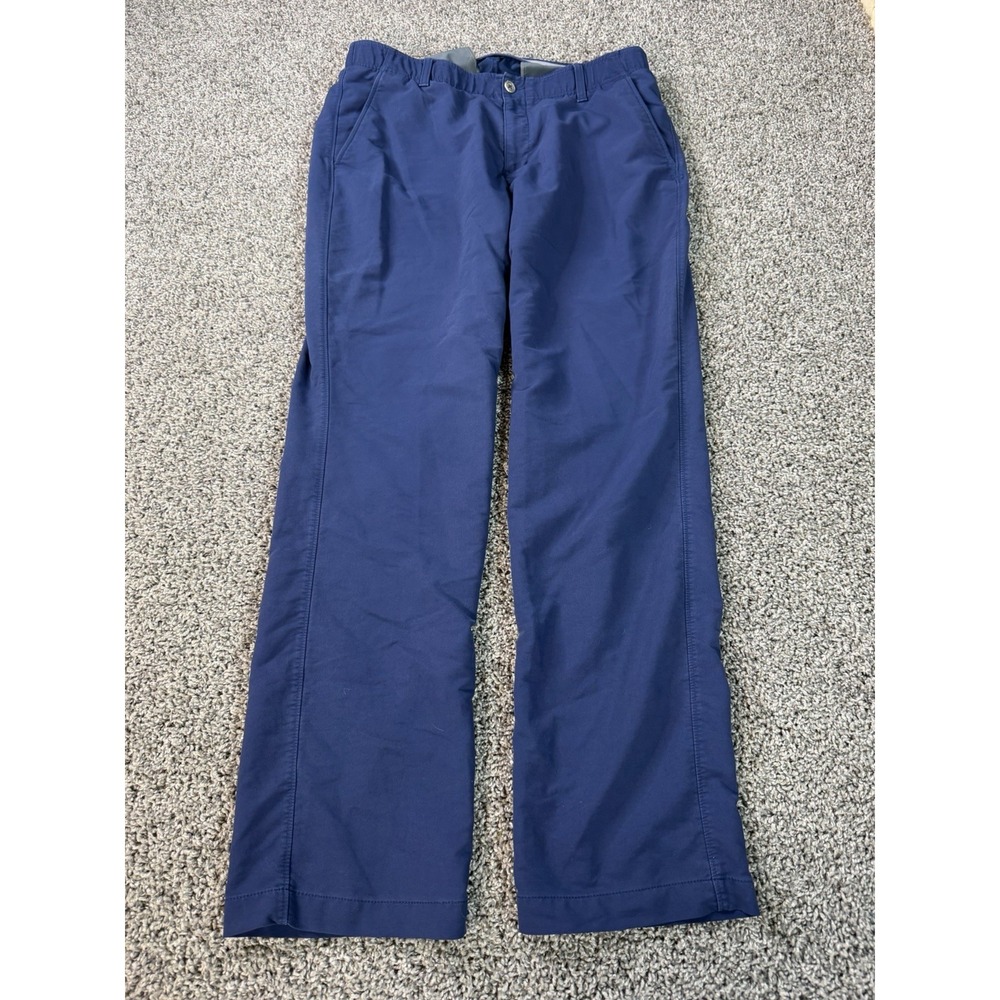 Under Armor Match Play Chino Pants Men's Size 38X32 Blue